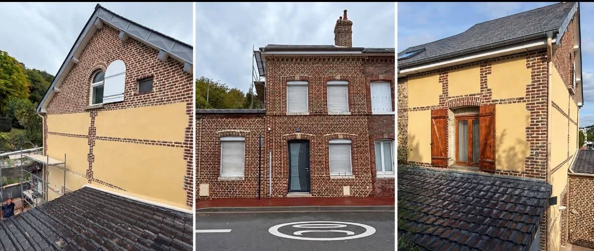 Trois façades rénovées par BAT & CO Construction